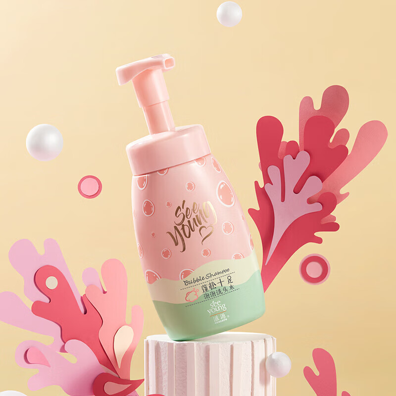 滋源蓬松十足氨基酸泡泡洗头水380ml(单位:瓶)小粉瓶高清大图