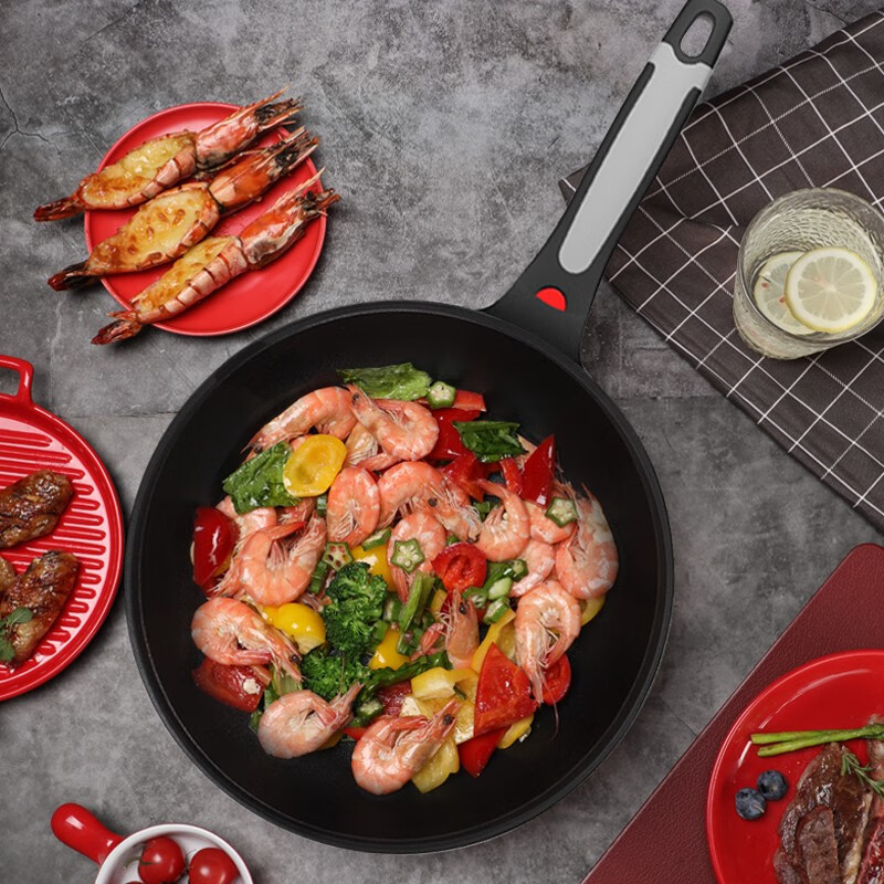 MAXIM’S DE PARIS马克西姆贝里Baie28cm多功能温感不粘微压锅ART39高清大图