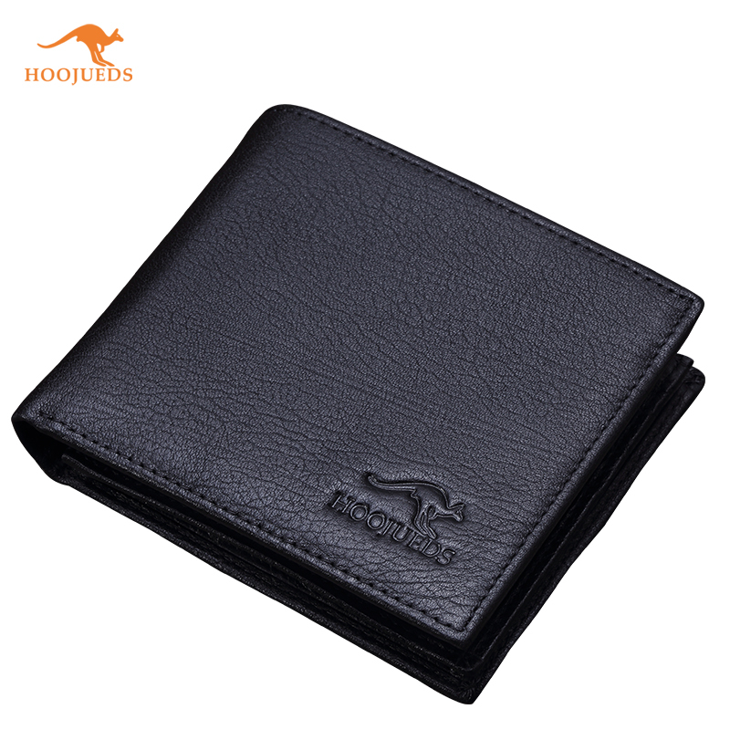 澳大利亚袋鼠hoojueds男士钱包真皮耐用短款钱包ds11251