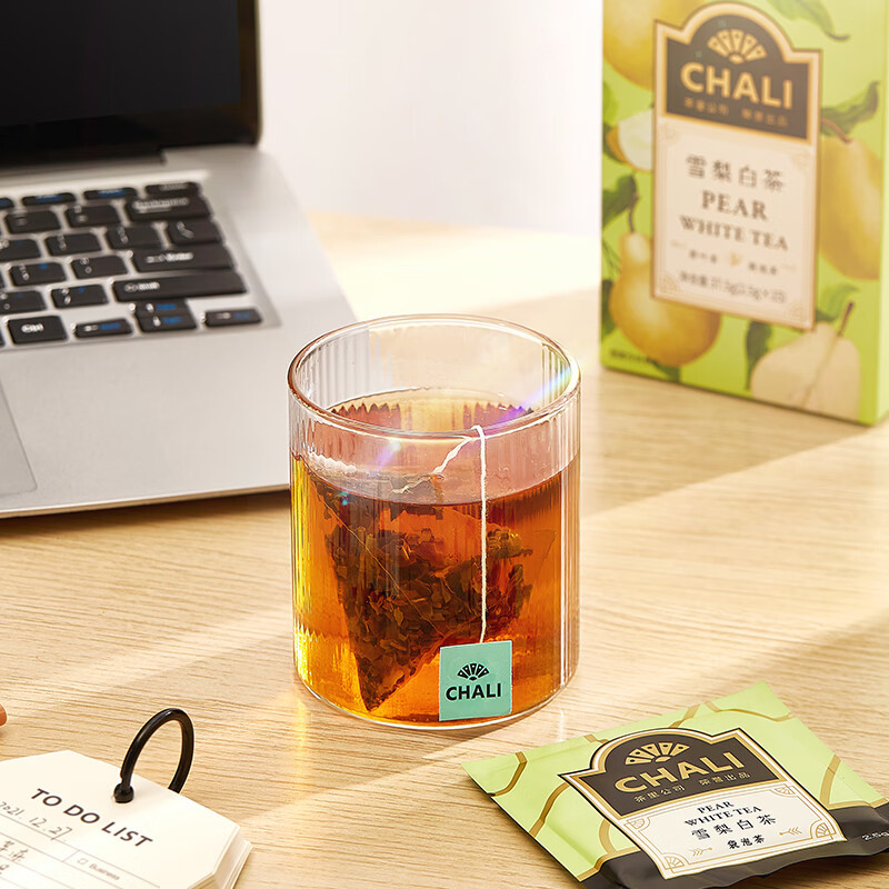 CHALI茶里花草茶叶雪梨白茶37.5g茶包袋泡茶雪梨白茶水果茶15包/盒