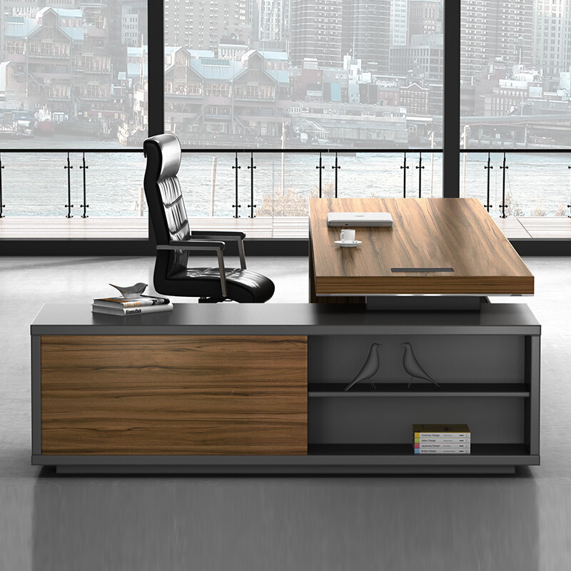 北京德诚和dechenghe老板办公桌简约现代总裁经理桌椅沙