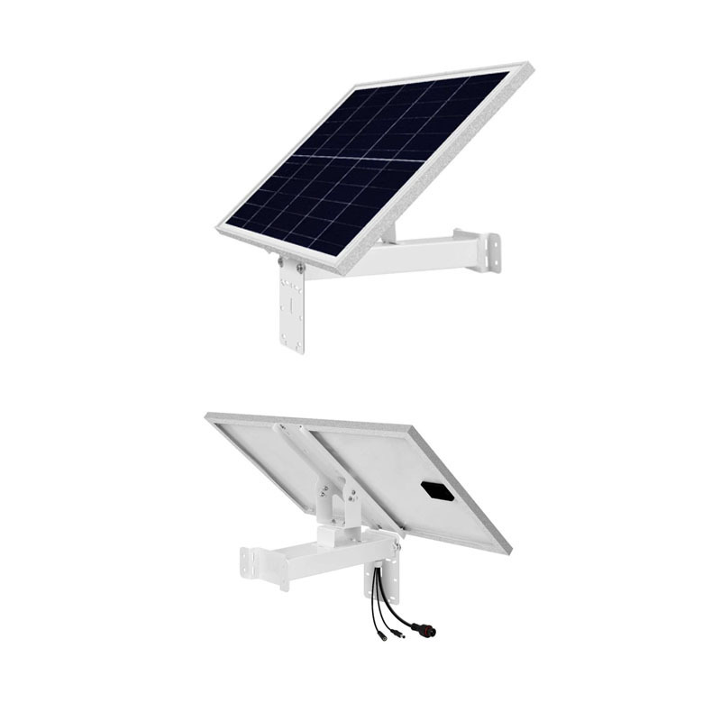 厂家定制30W太阳能监控供电系统适用户外摄像头户外监控光伏板高清大图