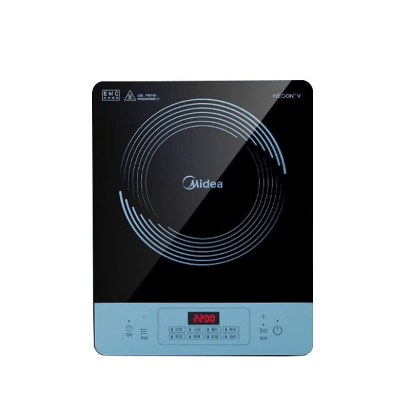 美的电磁炉迅猛火力大功率多功能涮菜煮饭精简好收纳CLE2271