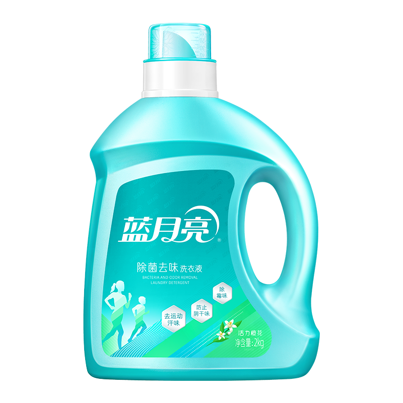 蓝月亮洗护套装:除菌去味洗衣液2kg×2+手洗洗衣液500g+浓缩柔顺剂1kg+彩色衣物色渍净1.2kg+旅行装80g高清大图