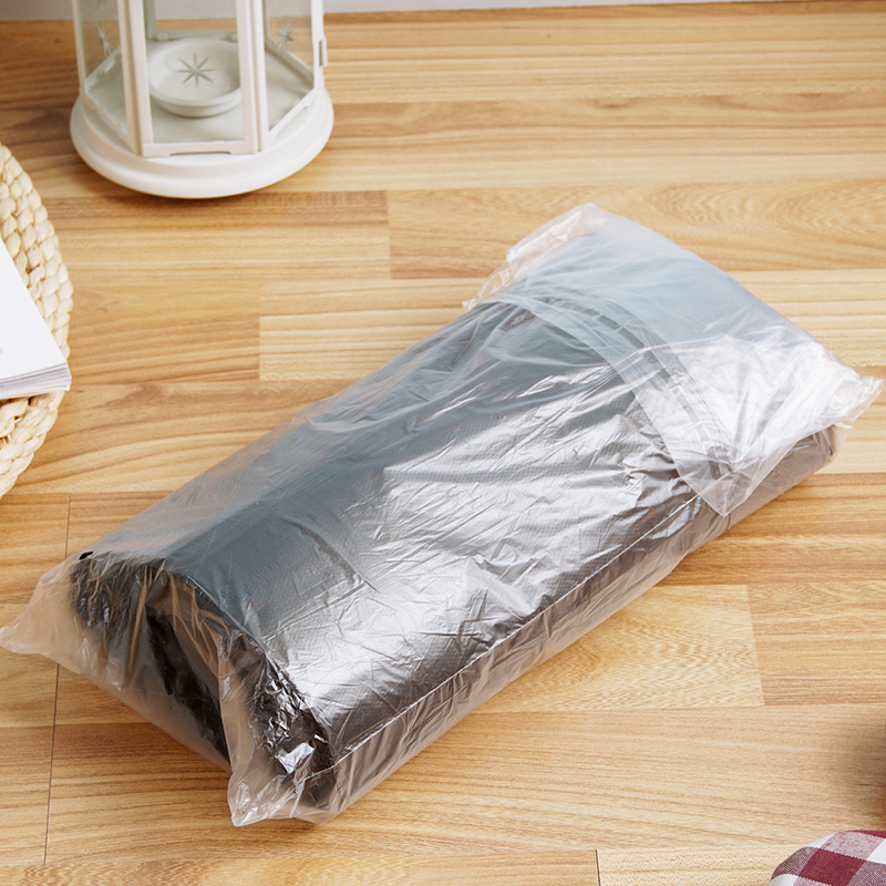 企购优品利得背心式手提垃圾袋加厚100只 50cm*60cm黑色垃圾桶袋 垃圾分类