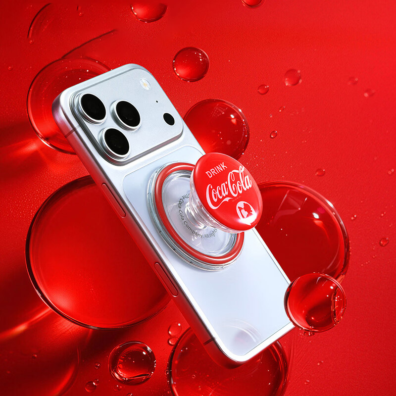 Coca Cola可口可乐 PopArt系列磁吸气囊手机支架T61高清大图