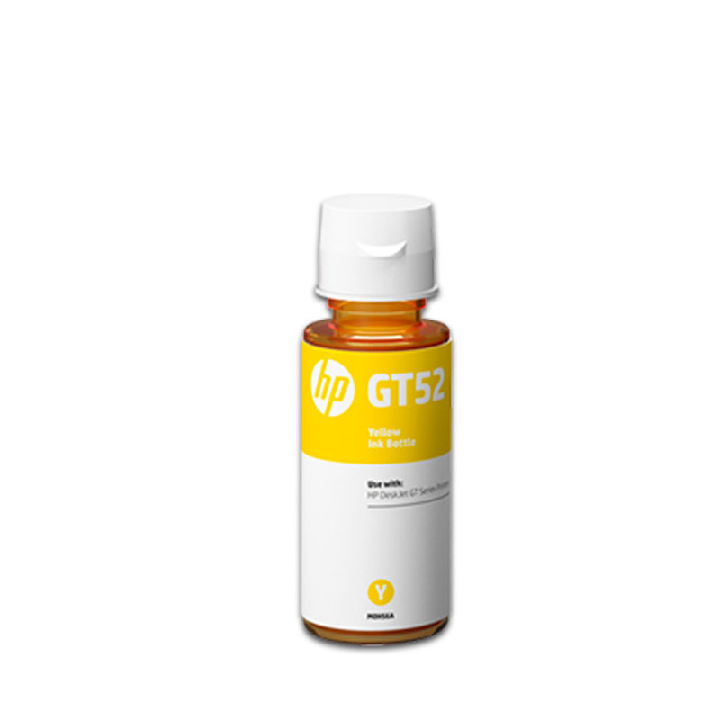 惠普(hp) GT52 彩色 黄色墨水(墨盒/墨水)(适用 HP GT5810 GT5820) 黄色