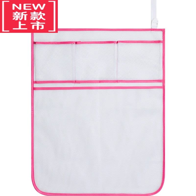 可莉允宝宝床头挂袋婴儿床收纳玩具尿布袋大床头储物袋网格布简约透气款图片