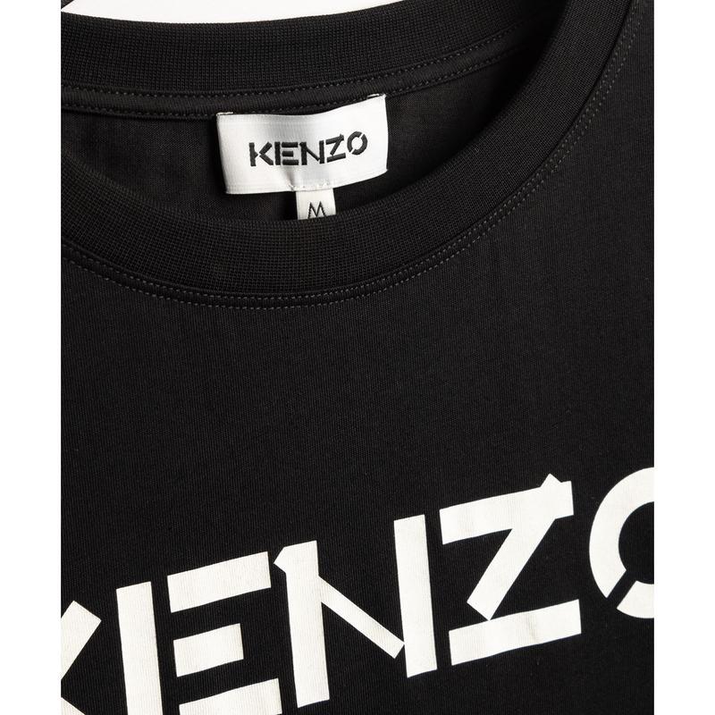 高田贤三(Kenzo)纯棉圆领短袖logo印花T恤女款运动卫衣