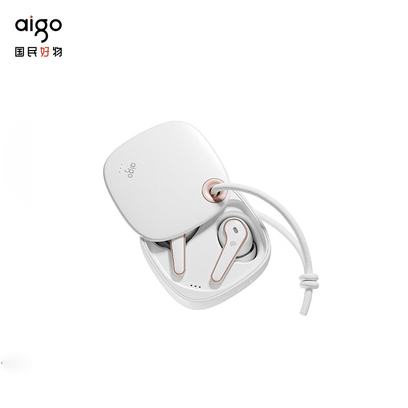 爱国者(aigo)真无线5.4蓝牙耳机 TU01(单位:个)白色