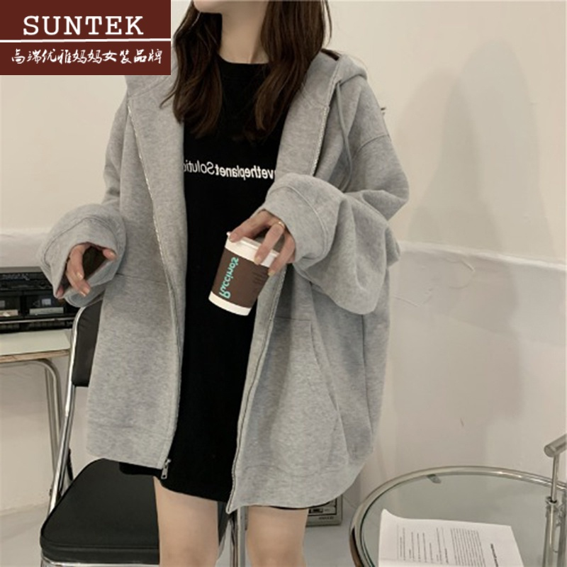 suntek女士卫衣帽衫