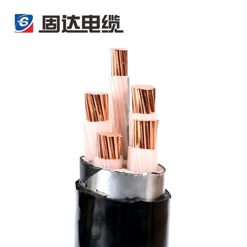固达电缆 阻燃低压铠装电力电缆0.6KV高清大图