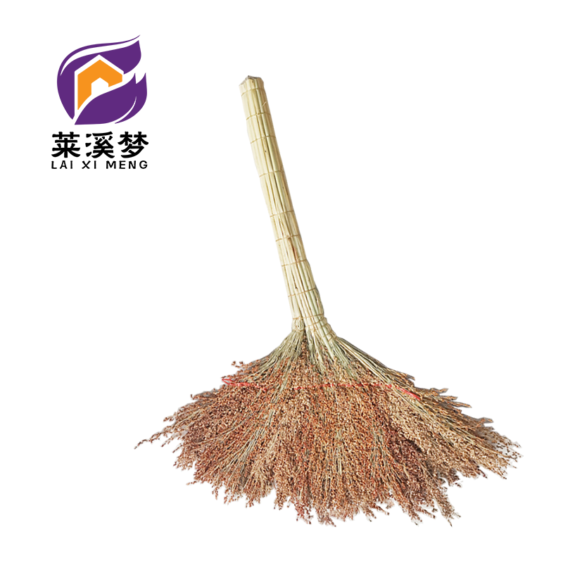 高粱笤帚(扫把)带壳 大号 把高清大图