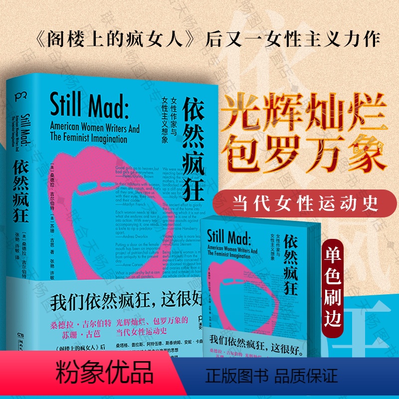 [正版] 依然疯狂 阁楼上的疯女人作者女性主义图书聚焦20世纪女性作家写作史 当代女性运动史厌女文化文学理论 浦睿文化