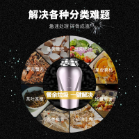 精卫垃圾处理器JW-X4 垃圾分类 家用厨房下水道厨余粉碎机解决厨余垃圾 粉碎机