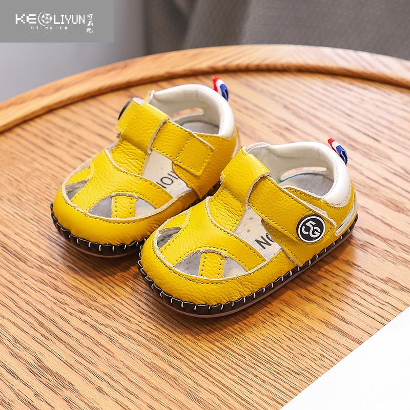 可莉允宝宝凉鞋软底新生1岁男婴儿鞋子夏季幼儿童鞋学步鞋防滑0