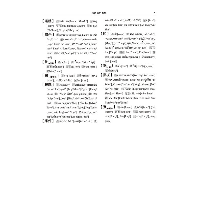 醉染图书国外壮侗语族语言词汇集9787519258771高清大图