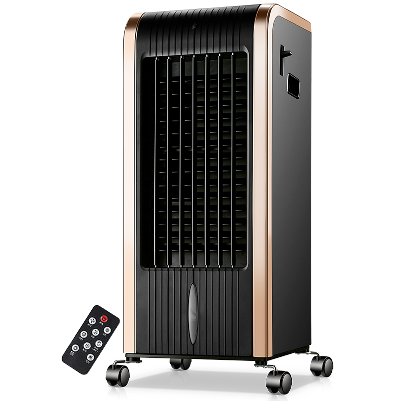 志高冷风扇冷气扇可移动小型落地空调扇冷暖两用家用遥控驱蚊水空调银