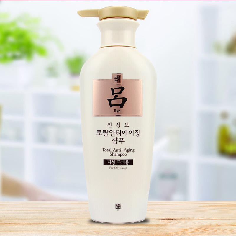 3瓶装ryo吕白吕凝时焕活修护防脱发洗发水400ml瓶3韩国进口2件