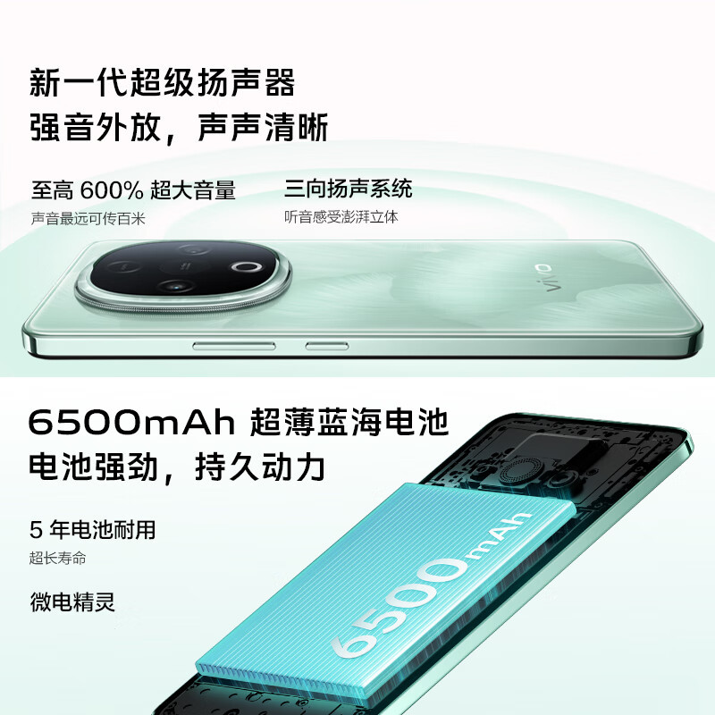 vivo Y300 星钻黑 12G+512G 5G全网通手机(线下)