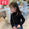 可莉允2022新款儿童秋冬木耳边毛衣女童长袖毛线针织上衣宝宝毛衣打底衫