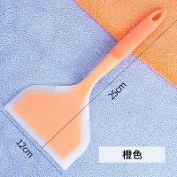 烙饼硅胶铲子不粘锅玉子烧专用不伤锅煎铲油刷耐高温煎饼锅铲炒菜 橙红色【送1小油刷】