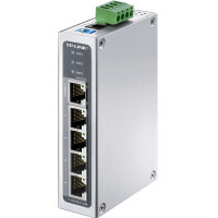TP-LINK 工业级以太网交换机5口百兆千兆企业/监控网络分流器分线器集线器tp交换器 TL-SF1005工业级