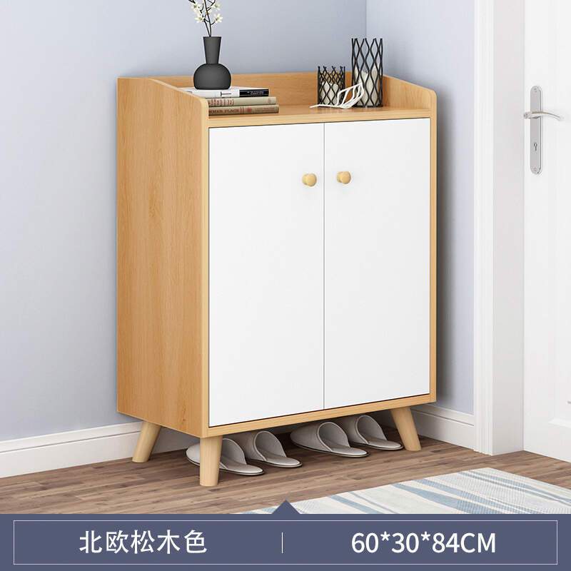 北欧鞋柜家用门口玄关柜大容量省空间简易多层入户收纳经济型鞋架