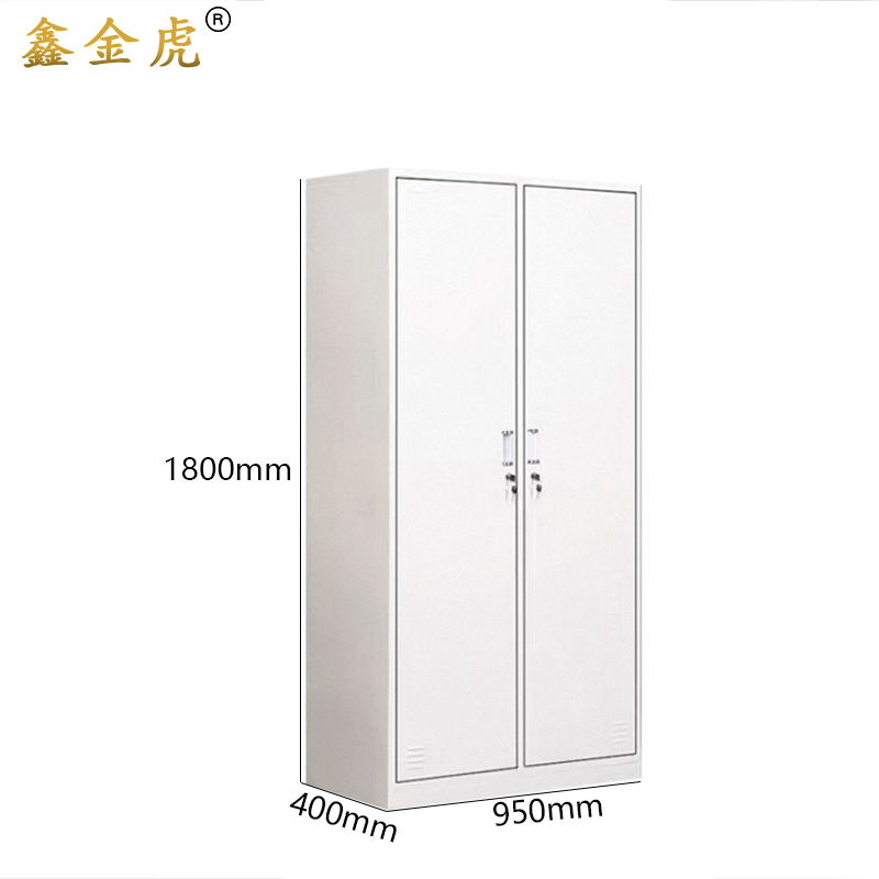 鑫金虎更衣柜储物柜存包柜两门 950*400*1800mm高清大图