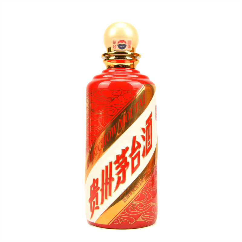 茅台酒奥运庆功酒文化研究会庆功酒53度酱香型白酒500ml单瓶礼盒装