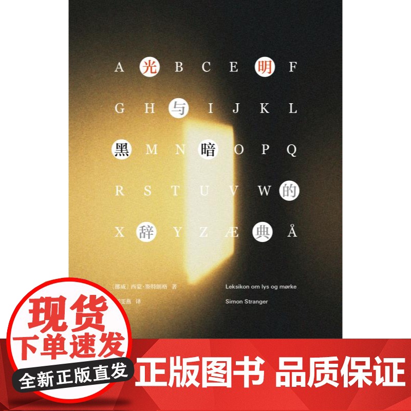 光明与黑暗的辞典 西蒙斯特朗格著上海译文出版社外国文学挪威现代战争长篇小说纪录片式述说挪威二战历史正版图书籍高清大图
