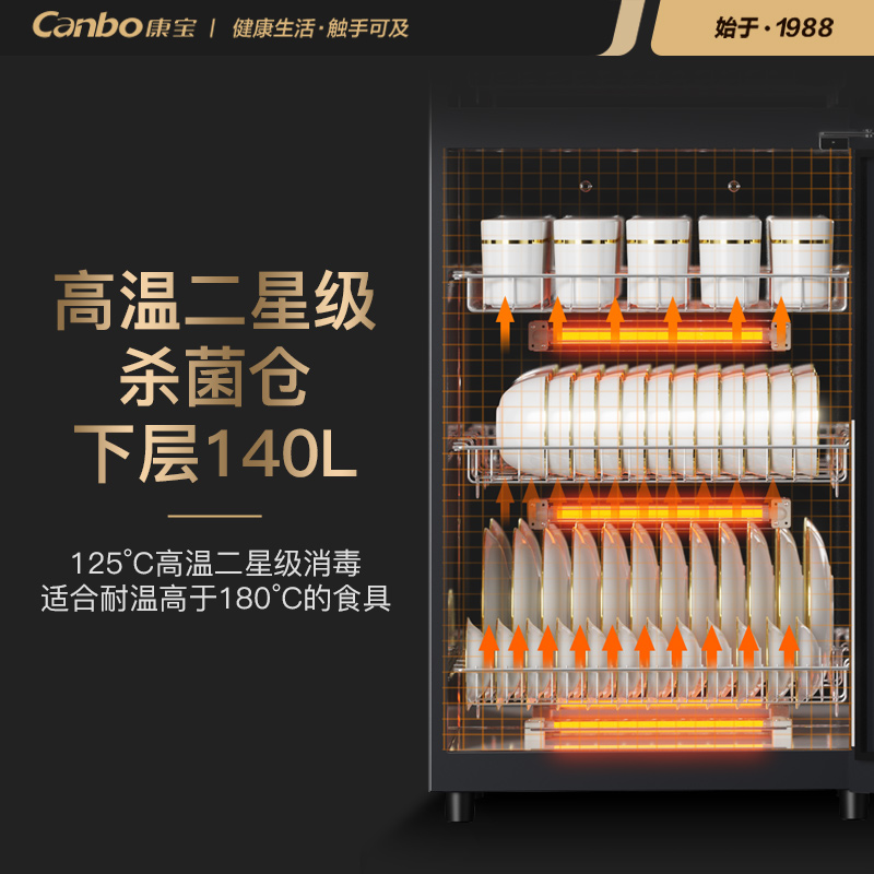 康宝(canbo)XDZ250-B1家商消毒柜高清大图