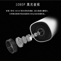 网络眼C26X 2MP+32GB 黑光预警AI云摄像机 智能监控 高清夜视200万 WiFi摄像头