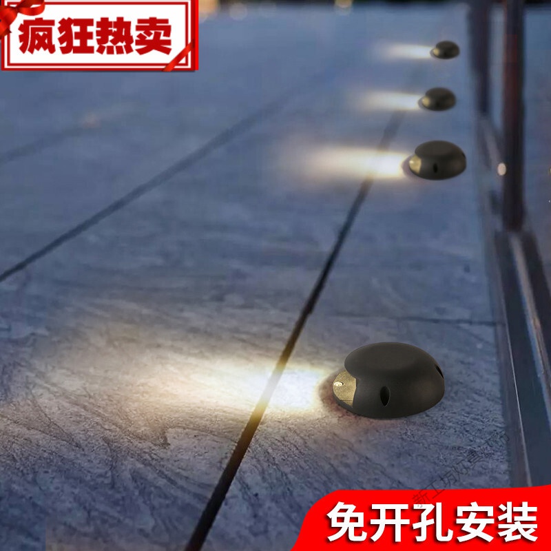 苏宁放心购 地埋灯led户外防水庭院地面射灯台阶灯花园草坪地面灯室外埋地灯高清大图