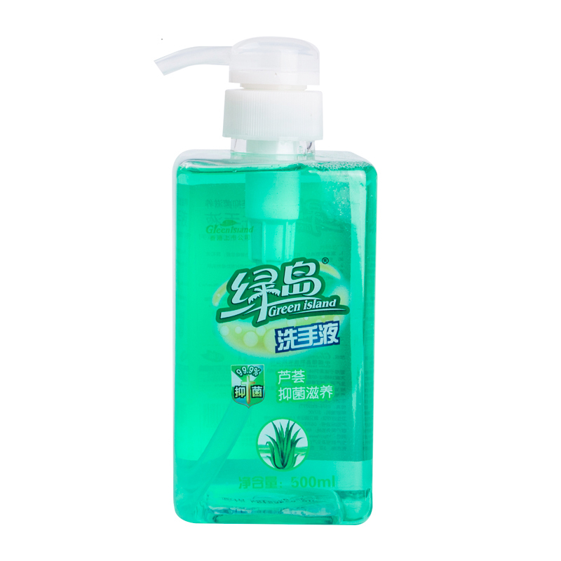 GreenIsiand 绿岛抑菌洁手液/500g(柠檬) (单位:瓶)