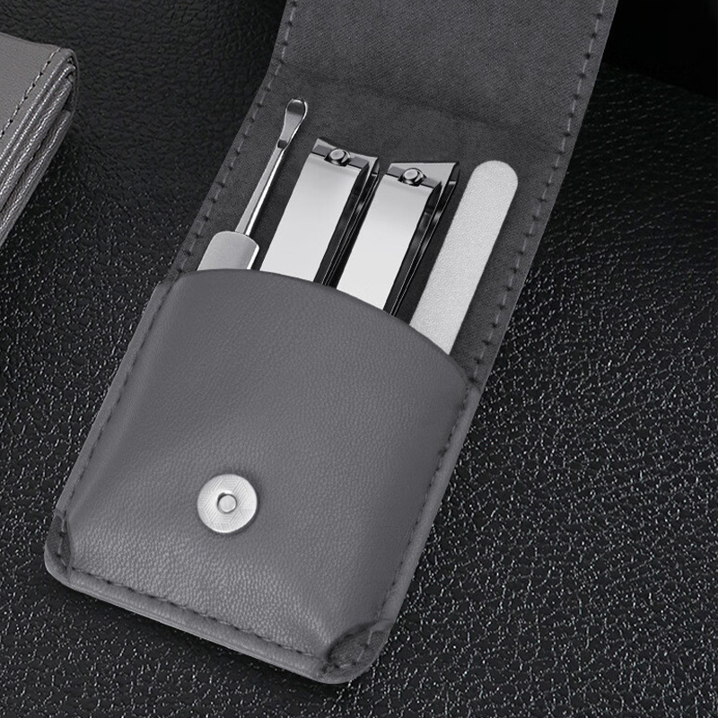 七素指甲剪套装四件套轻巧便捷致享系列灰色Q1A377394高清大图