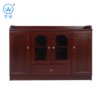 <万保>茶水柜 办公家具 现代中式 油漆办公柜 办公矮柜 油漆多功能茶水柜