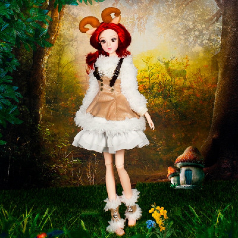 12星座娃娃仿真女孩公主洋娃娃玩具关节娃娃十二星座套装新年白羊座30