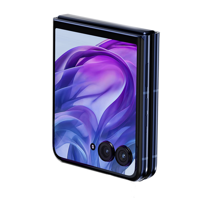 摩托罗拉moto razr 50 Ultra 复古丹宁 12GB+256GB 骁龙8S Gen3芯 4英寸+6.9英寸双屏 IPX8抗水 45W快充 5GAI手机高清大图