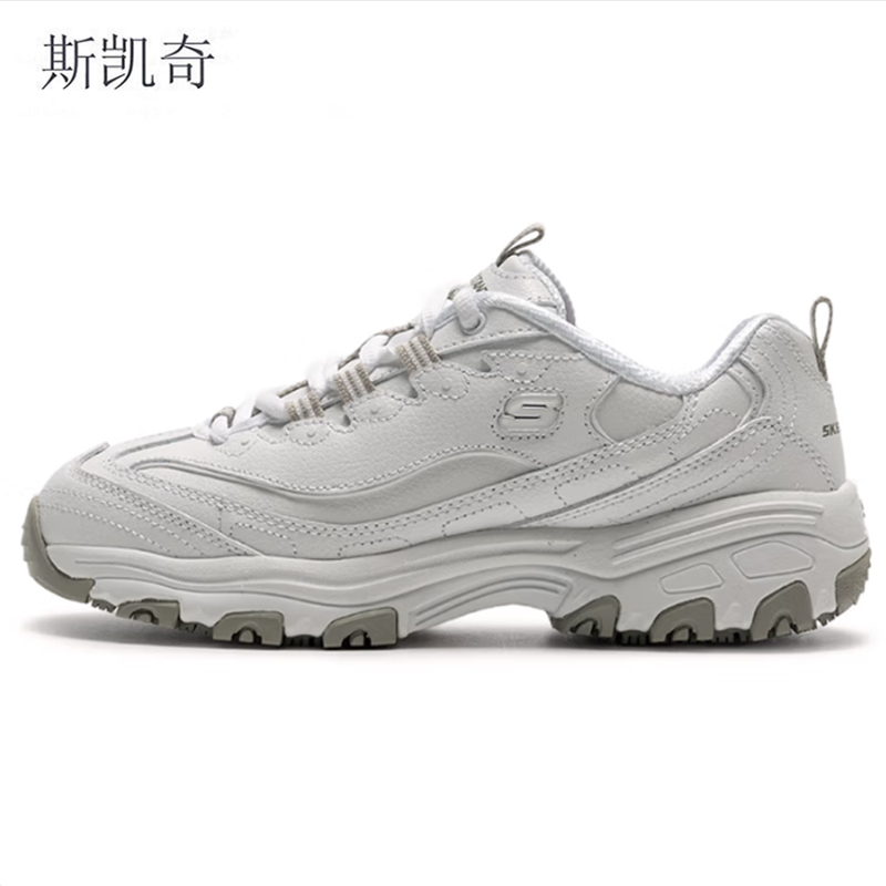 斯凯奇 女运动休闲鞋 76605/WHT-6 双高清大图