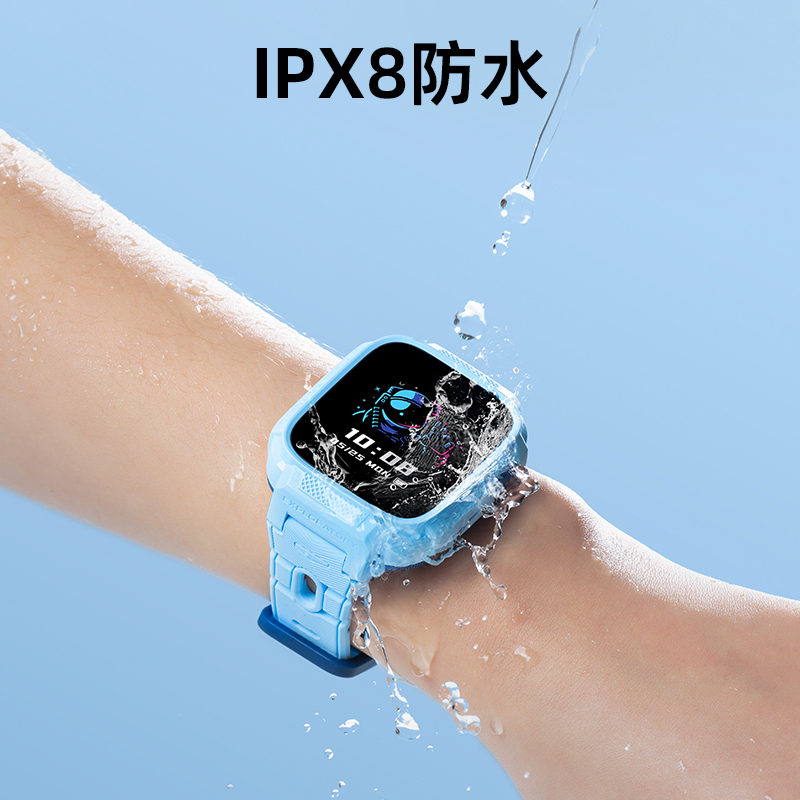新品 小寻儿童电话手表T6C粉色 视频通话防水定位4G全网通中小学生智能电信男孩女孩手机小孩子男童女童360米兔高清大图