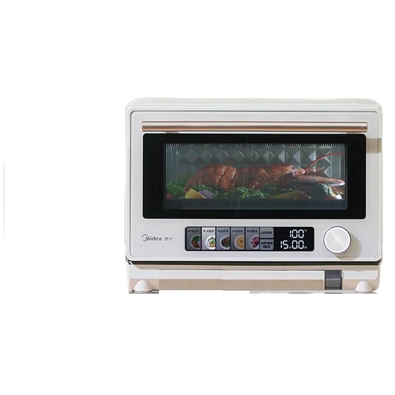 美的(Midea)微波炉 23L大容量 智能触摸彩屏 上下立体 PG2312W/台(LX)