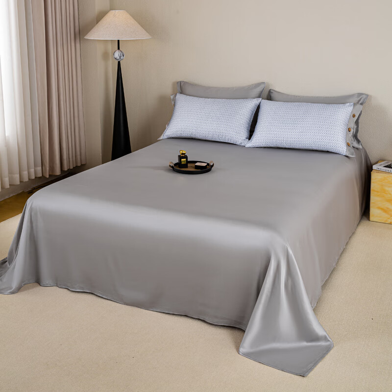 無印良品轻品天丝四件套MJ-TJ7116被套:200*230床品四件套床上用品2.9kg高清大图