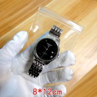 高档加厚透明首饰自封袋PVC珠宝袋拉链袋玉石塑料袋饰品文玩袋子 透明白 自封款 双面48丝(10只价 4*6CM