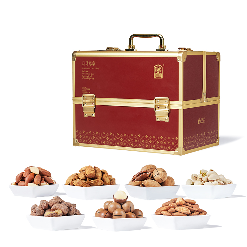 臻味-2320g环球尊享坚果礼盒含12款优质坚果4款果干大克重礼盒