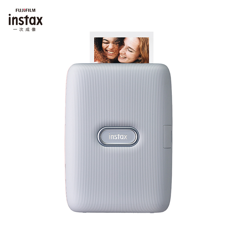 富士(FUJIFILM)INSTAX mini link灰白 快显胶片立拍立得 手机照片打印机 含多种打印模式 单机标配
