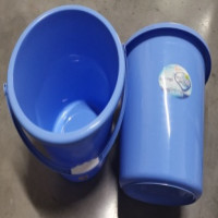 手提塑料水桶家用储水桶消毒化工桶圆形 带拎手(单位:个)