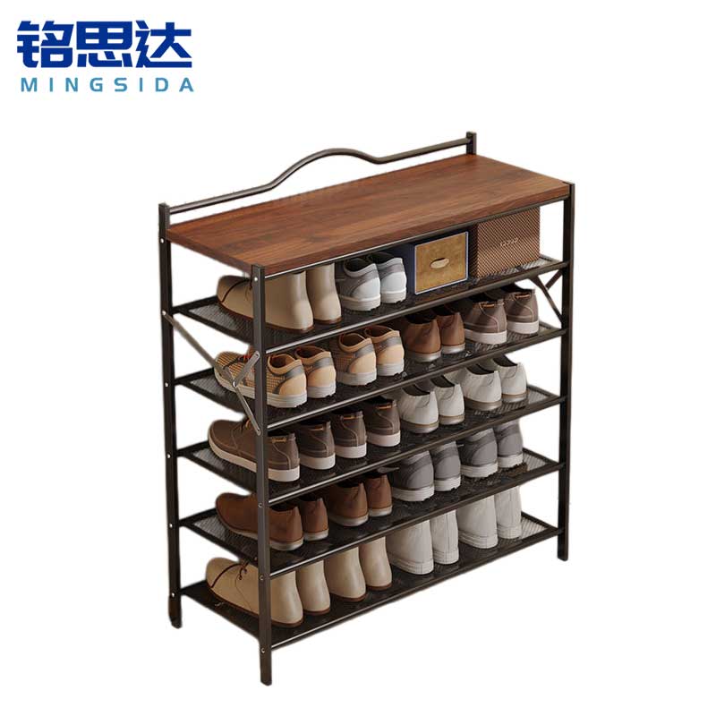 铭思达鞋架6层80cm个高清大图