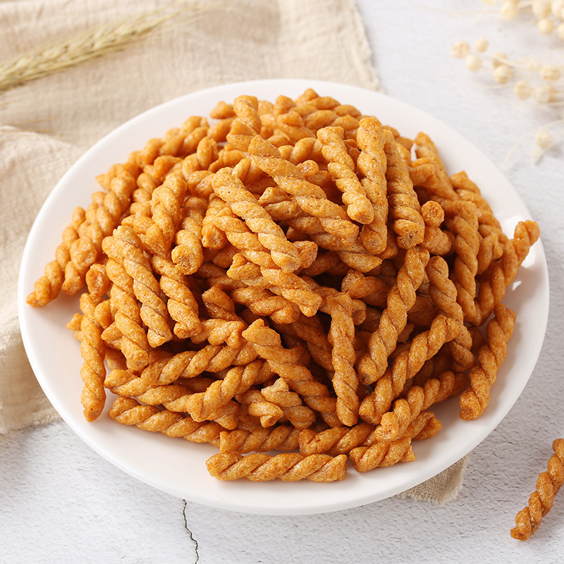 手工小麻花休闲食品208gX2袋整箱酥脆怀旧特产零食小吃