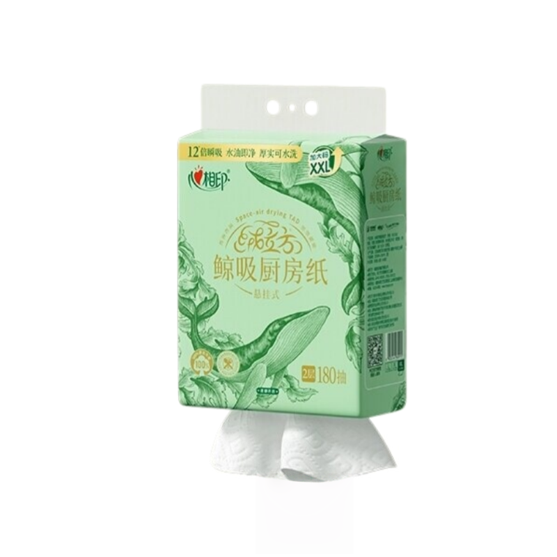 心相印 TKDT3180(提装)心相印绒立方180抽1提悬挂式提装厨房纸巾